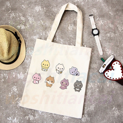 Monsta X korejiešu grafiskais Kpop iepirkumu maisiņš Pārtikas preču pircējs Džutas maisiņš Iepirkšanās maisiņš Iepirkšanās Atkārtoti lietojams Bolsa Compra Sacolas