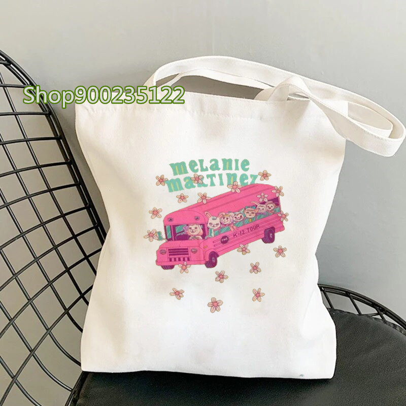 Harajuku višekratna platnena torba Ženska torba na rame Print Melanie Martinez Torba za kupnju Kawaii Cartoon Cry Dječja torba Ženska ručna torba