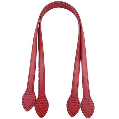 60 cm PU-nahast käepidemed Vastupidavad õlakotid Eemaldatav vöö Naiste lehtedest käekotirihmad DIY käsitsi valmistatud asenduskäepideme rihmad