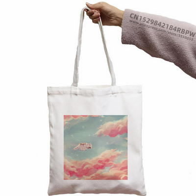 Avatar Az utolsó légidomár Aang és Appa Anime Grafikus Hipster Rajzfilm Nyomtatott Bevásárlótáskák Lányok Divat Alkalmi csomag Kézitáska