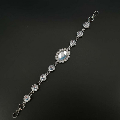 Hamis kő lánc fogantyú kézitáska medál Gyémánt utánzat Táska pánt női Válltáska vállpánt díszítés Táska kiegészítők