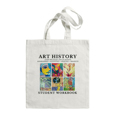 Τσάντα υψηλής χωρητικότητας History Of Art Τσάντα τσάντα για γυναίκες Καμβάς πολυτελής τσάντα αγορών Έντυπη τσάντα ύφασμα επαναχρησιμοποιήσιμη λογότυπο σχεδιαστή