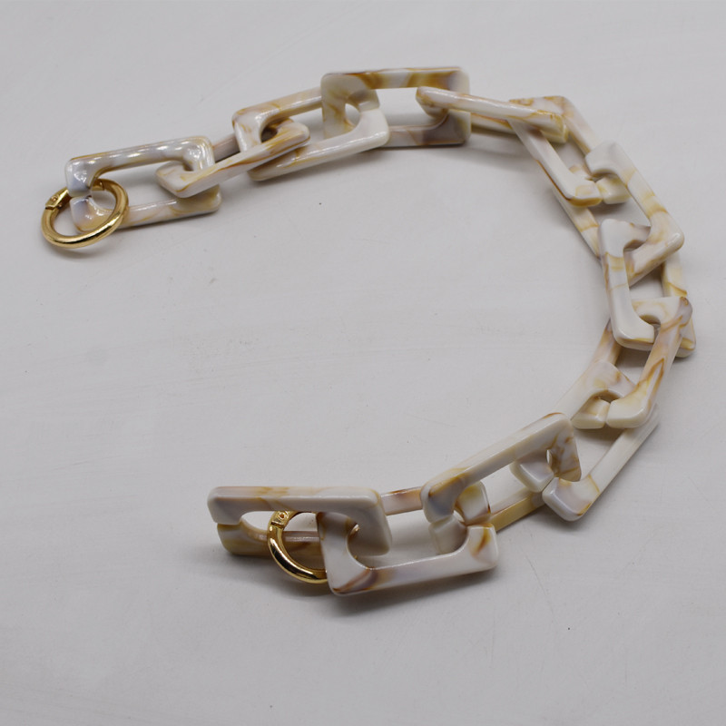 Super Chic Dugačka cigla 44mm*24mm Dobra kvaliteta Duljina ručke za torbicu Može se izraditi po narudžbi Kratak remen za torbu preko ramena Remen za gornju ručku