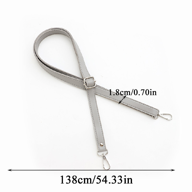 Új 138 cm hosszú PU bőr válltáska pántos táska fogantyúk barkács csere pénztárca fogantyú kézitáska övekhez pántos táska tartozékok