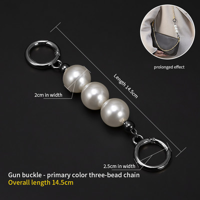 WUTA Extensie Lanț de perle pentru LV Curea pentru geantă de mână Extensoare Cureaua pentru geantă Transformare Curea de umăr Crossbody Accesorii pentru genți