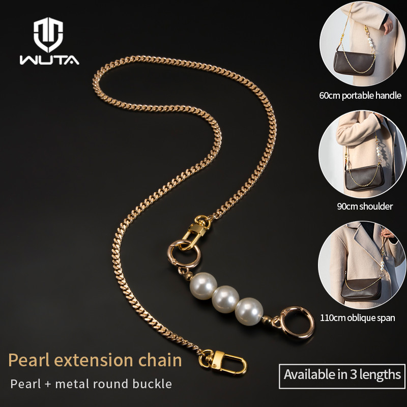 WUTA Extensie Lanț de perle pentru LV Curea pentru geantă de mână Extensoare Cureaua pentru geantă Transformare Curea de umăr Crossbody Accesorii pentru genți