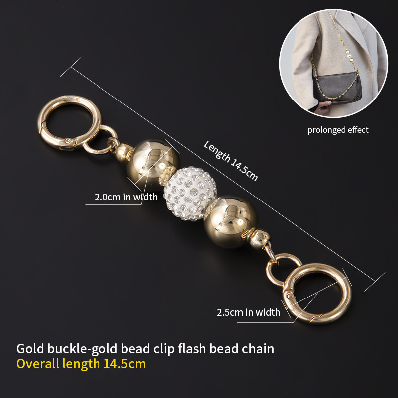 WUTA Extensie Lanț de perle pentru LV Curea pentru geantă de mână Extensoare Cureaua pentru geantă Transformare Curea de umăr Crossbody Accesorii pentru genți