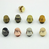 20 szett Rose Gold fém kiváló minőségű bőr táska kézitáska pénztárca alja lábvédő körömcsavaros öv visszacsavarható gomb szegecs tüske