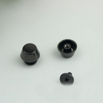 20 szett Rose Gold fém kiváló minőségű bőr táska kézitáska pénztárca alja lábvédő körömcsavaros öv visszacsavarható gomb szegecs tüske