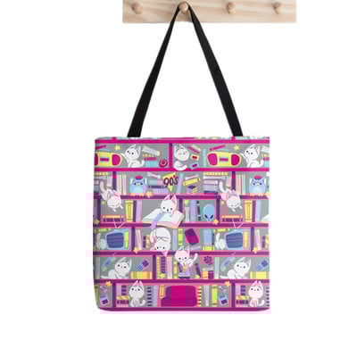 Ženska torba za kupovinu Knjižnica, mačke, knjige, torba za knjige, Harajuku, platnena torba za kupovinu, torba za djevojčice, ženska torba, torba na rame