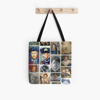 Γυναικεία τσάντα Shopper Outlander in Typography Τσάντα Kawaii Harajuku Shopping Canvas Shopper Τσάντα για κορίτσι Τσάντα ώμου Tote Lady Bag