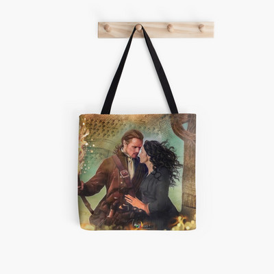 Moteriškas pirkinių krepšys Outlander tipografijoje Kawaii Bag Harajuku pirkinių drobė Shopper Bag mergaičių rankinė Tote pečių moteriškas krepšys