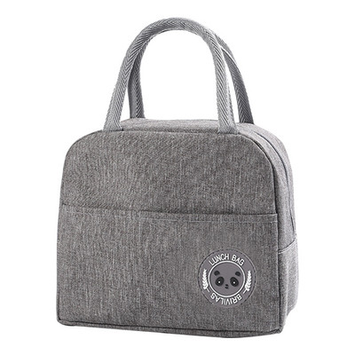Termalne torbe za ručak i večeru Platnena ručna torbica sa zlatnim slovima Kutija za doručak za piknik Putovanje Praktična torba za ručak za školarce Torba za hranu