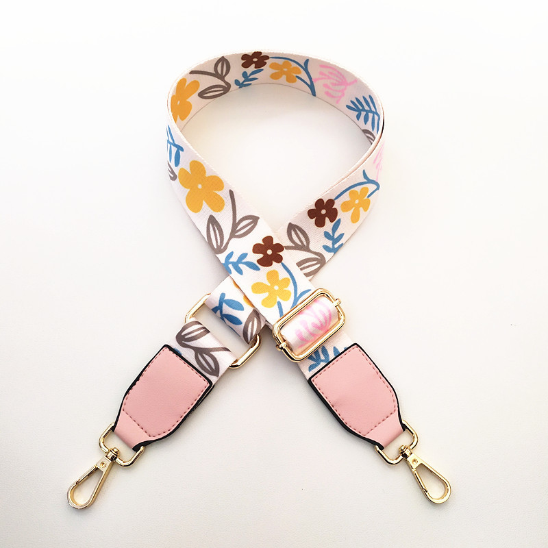 Színes hátizsák öv női virágos vállpánt cseretartozékok kézitáskákhoz