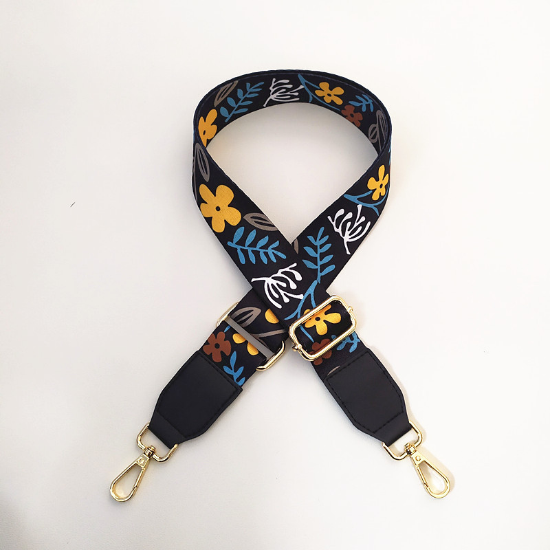 Színes hátizsák öv női virágos vállpánt cseretartozékok kézitáskákhoz