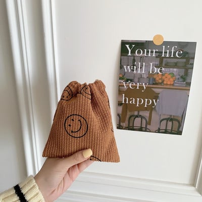 Slatka samtasta torbica za novčiće Torbica s uzicom Ručne torbice Ženski nakit Ruž za usne Kozmetička velika torbica Torbica s užetom Torbica za pohranu Torbica s uzicom