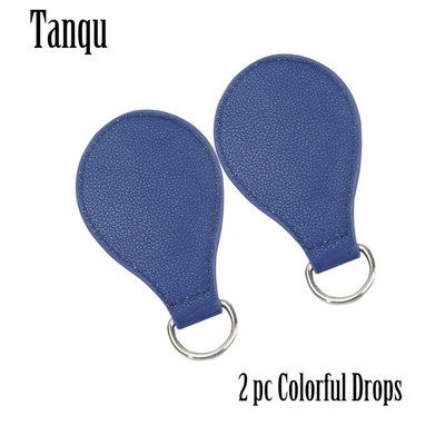 TANQU Novo nadograđeno oslikavanje rubova 1 par 2 kom. Sjajni padajući kraj za ručku Obag PU dodatak za padanje za O torbu Obasket DIY ženska torba