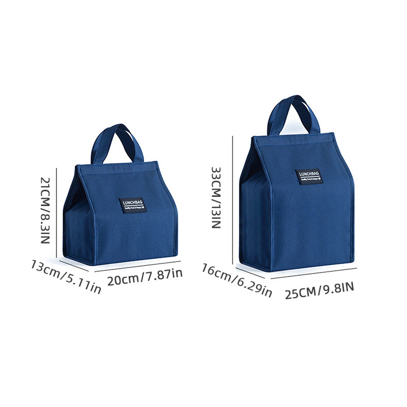 Prijenosne Oxford torbe za ručak Torbica za svježi hladnjak za uredske studente Prikladna kutija za ručak Torbica za parove Plava ružičasta torba za spremnik hrane