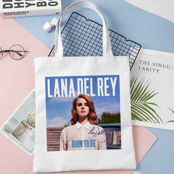 Lana Del Rey τσάντα για ψώνια bolsas de tela τσάντα shopper bolso βαμβακερή πάνινη τσάντα υφαντή reciclaje tote bolsa compra sac toile