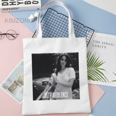 Lana Del Rey bevásárlótáska bolsas de tela kézitáska vásárló bolso pamutvászon táska szőtt reciclaje tote bolsa compra sac toile