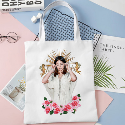 Lana Del Rey torba za kupnju bolsas de tela ručna torba shopper bolso pamučna platnena torba tkana reciclaje torba bolsa compra sac toile