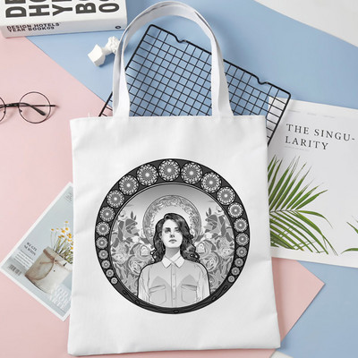 Lana Del Rey torba za kupnju bolsas de tela ručna torba shopper bolso pamučna platnena torba tkana reciclaje torba bolsa compra sac toile