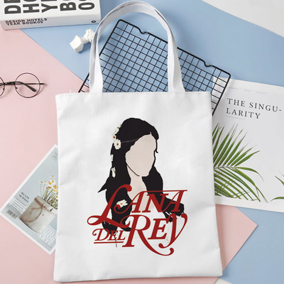 Lana Del Rey torba za kupnju bolsas de tela ručna torba shopper bolso pamučna platnena torba tkana reciclaje torba bolsa compra sac toile
