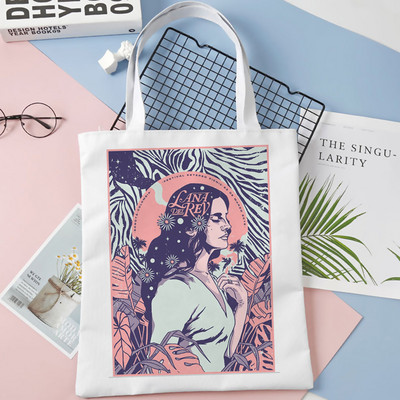 Lana Del Rey torba za kupnju bolsas de tela ručna torba shopper bolso pamučna platnena torba tkana reciclaje torba bolsa compra sac toile