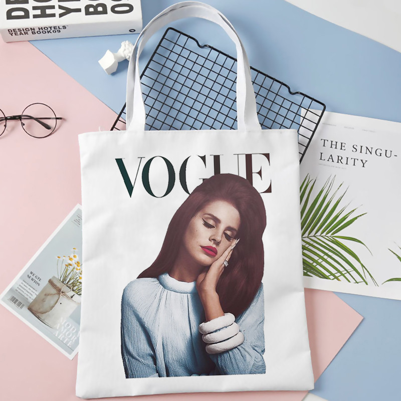 Lana Del Rey torba za kupnju bolsas de tela ručna torba shopper bolso pamučna platnena torba tkana reciclaje torba bolsa compra sac toile