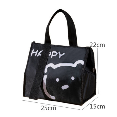 Suure mahutavusega kaasaskantav isoleeritud söögikott Naistele Laste piknikule Töö Reisimine Toidu termiline säilituskonteiner Bento Box jahutuskott