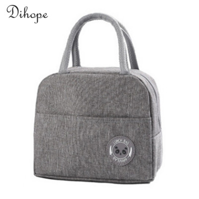 Prijenosna toplinski izolirana torba Kutija za ručak za žene, djecu, djecu, prijenosni hladnjak, ručne torbe, paket leda, torbe za piknik s hranom