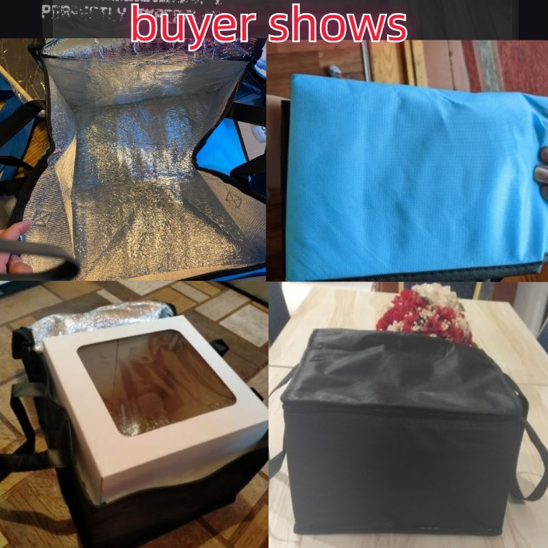 Nagy, nem szőtt hőszigetelő csomag Ebédtáska Piknik Hordozható konténeres táskák Friss jéghűtő Hordozó Élelmiszer szigetelt zacskók