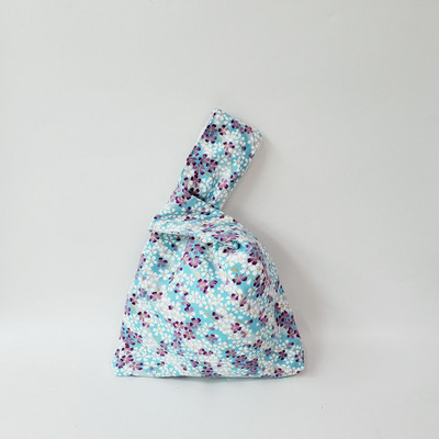 Kokvilnas japāņu stila rokas soma piedurknes mezgla maisiņš Pārnēsājams suns somiņa Audekls Tote Sieviešu soma pastaigu rokassomiņa atslēgu tālruņa maciņš