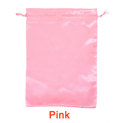 Alileader 1 τμχ Μεταξωτό σατέν τσάντα κορδονιού Τσάντες σατέν για συσκευασία Περούκα/μακιγιάζ/βλεφαρίδες/άρωμα/υφασμάτινο τσάντα δώρου από μεταξωτό σατέν κορδόνι