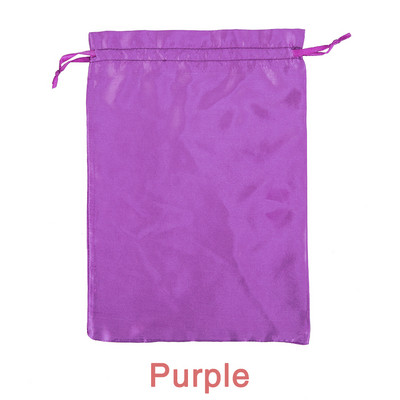 Alileader 1 τμχ Μεταξωτό σατέν τσάντα κορδονιού Τσάντες σατέν για συσκευασία Περούκα/μακιγιάζ/βλεφαρίδες/άρωμα/υφασμάτινο τσάντα δώρου από μεταξωτό σατέν κορδόνι