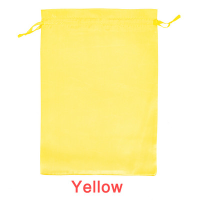 Alileader 1 τμχ Μεταξωτό σατέν τσάντα κορδονιού Τσάντες σατέν για συσκευασία Περούκα/μακιγιάζ/βλεφαρίδες/άρωμα/υφασμάτινο τσάντα δώρου από μεταξωτό σατέν κορδόνι