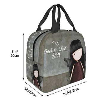 Santoro Gorjuss Insulated Lunch Bag for Women Waterproof Cartoon Girl Thermal Cooler Lunch Tote Office Work School