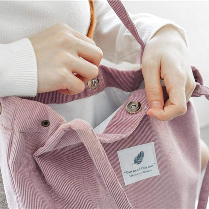 Torba za rame od samta Eko torba za kupovinu Studentska torba za knjige Ručna torba za ležerno vrijeme Putna kozmetika Ključ Mobilni telefon Tablet Računalo Torba