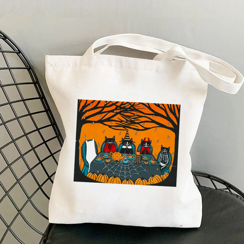 2021 Shopper French Press Coffee Macs Printed Tote Bag női Harajuku vásárló kézitáska lány Vállas bevásárlótáska Lady Canvas Bag