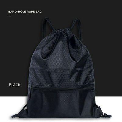 2019. Najnoviji vrući muški ženski ruksak s uzicom od poliestera Leđni ruksak cinch torba za teretanu školska sportska torba