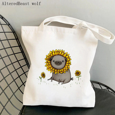 Ženska torba za kupovinu Princess Cats Printed Kawaii torba Harajuku Shopping platnena torba za kupovinu torba za djevojke Ženska torba na rame