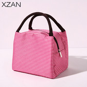 Friss hűtőtáska, hőálló, vízálló nylon hordozható cipzárral zárt oxfordi ebédlőtáskák nők számára kényelmes ebédlődobozos élelmiszertáskák