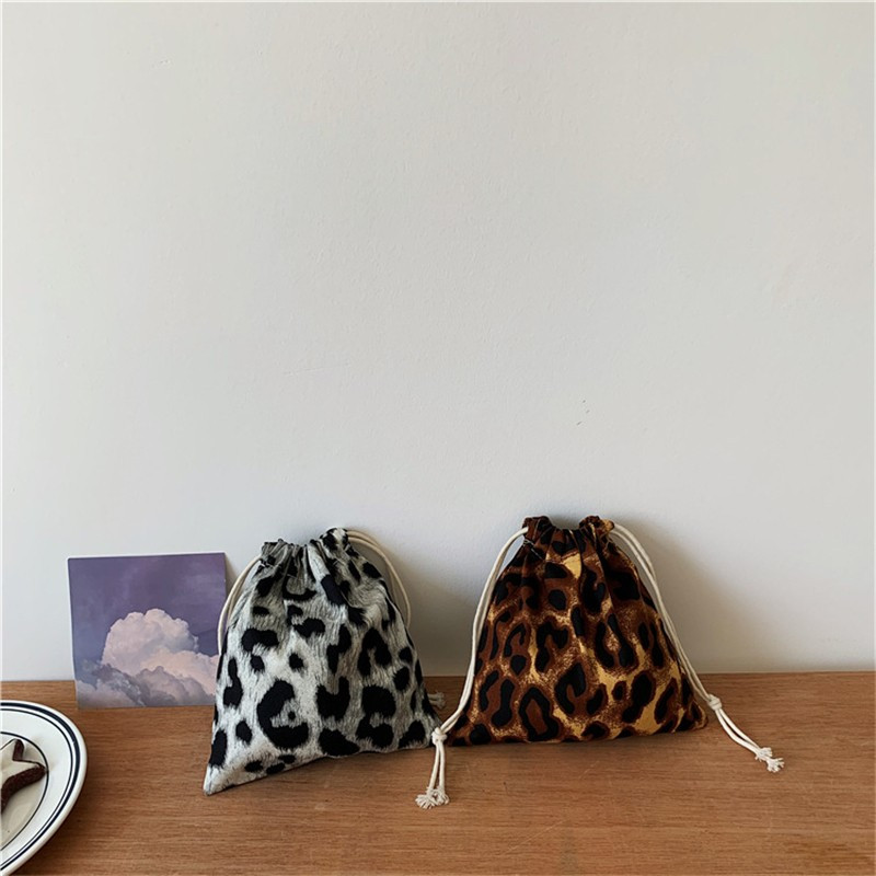 Nova karirana platnena torba s uzicom Mala torba za pohranu Božićni dar Bomboni Organizator nakita Kozmetički novčići Vreće za ključeve Pakiranje