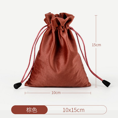 Bársony csomag táskák Organza húzózsinóros ajándéktasakok Esküvői ékszer csomagoló tasakok