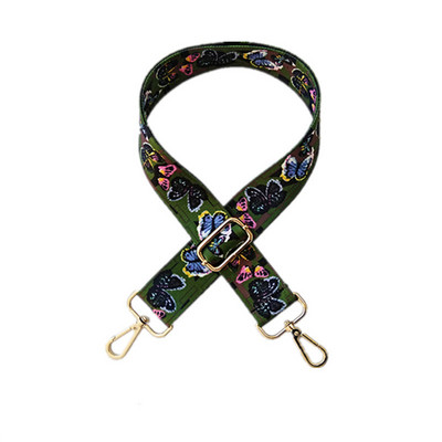 Állítható táskapánt Táskarész tartozékai kézitáskákhoz Nylon öv széles szivárványos vállpánt csere pénztárca láncpántok