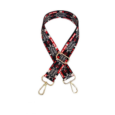 Állítható táskapánt Táskarész tartozékai kézitáskákhoz Nylon öv széles szivárványos vállpánt csere pénztárca láncpántok