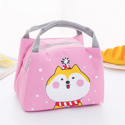 Amiqi Fresh Chladiaca Taška Vysokokapacitná Obedárová Krabica Pre Ženy Pohodlná Obedárová Taška Vodotesná Taška s Rybím Vzorom Kawaii Do Práce