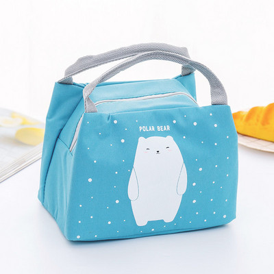 Amiqi Fresh Chladiaca Taška Vysokokapacitná Obedárová Krabica Pre Ženy Pohodlná Obedárová Taška Vodotesná Taška s Rybím Vzorom Kawaii Do Práce
