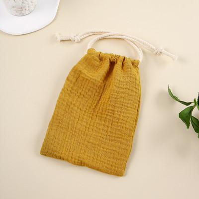 Cute Bear Drawstring τσάντα Βαμβακερά είδη πρώτης ανάγκης για μωρά Τσάντα πάνας Καλλυντικά χαρτικά Τσάντες κορδονιών κορδόνι πουγκί κοσμήματα Organizer