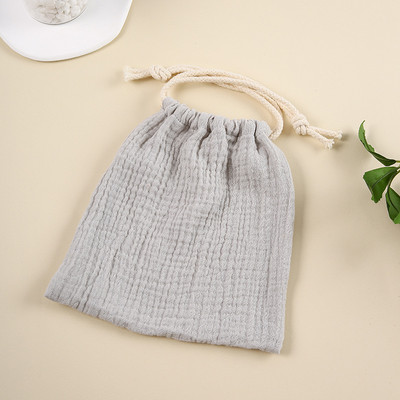 Cute Bear Drawstring τσάντα Βαμβακερά είδη πρώτης ανάγκης για μωρά Τσάντα πάνας Καλλυντικά χαρτικά Τσάντες κορδονιών κορδόνι πουγκί κοσμήματα Organizer